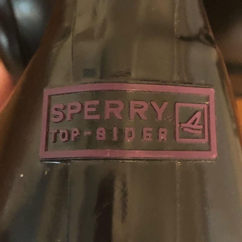 Authentic Sperry Top Sider Tall Rain Boot, Size 10 - image 6